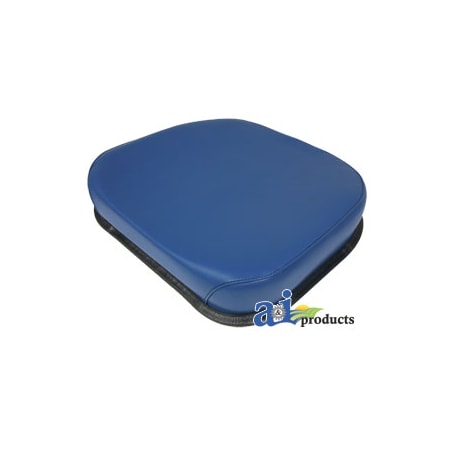 A & I Products Bottom Cushion, Steel, BLU VINYL 18" x19" x4" A-FD56N